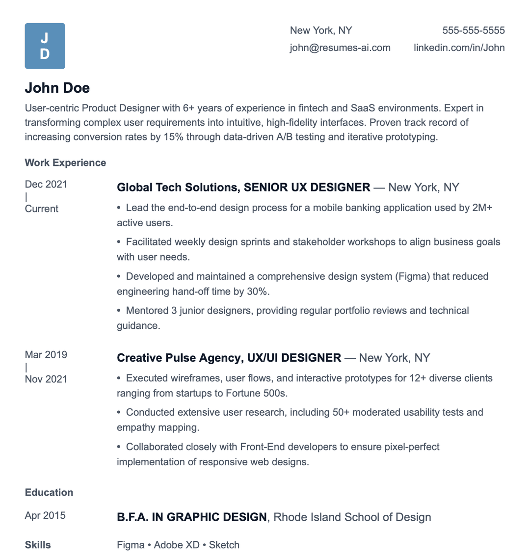 ParrotResume.ai resume builder on desktop – create ATS-friendly resumes